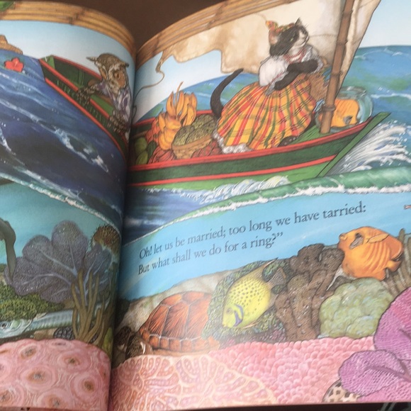 The Owl and The Pussycat  Edward Lear Jan Bret 1997 - Picture 7 of 7